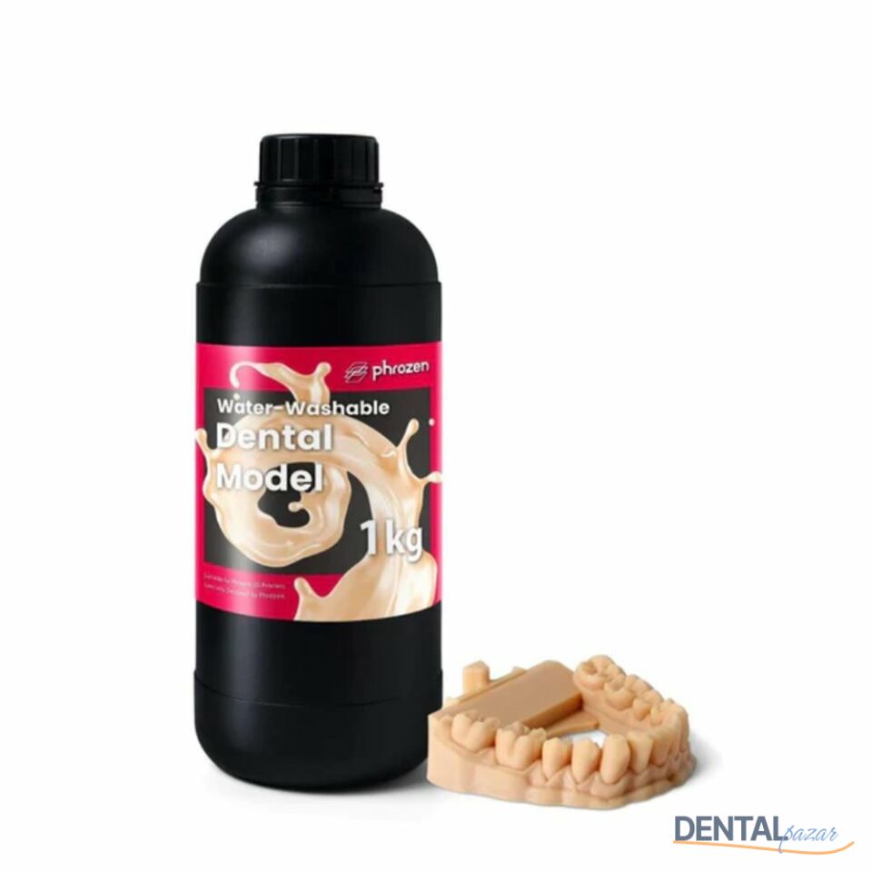 3D Yazıcı Reçine - Suda Yıkanabilir Dental Model Reçinesi 1kg
