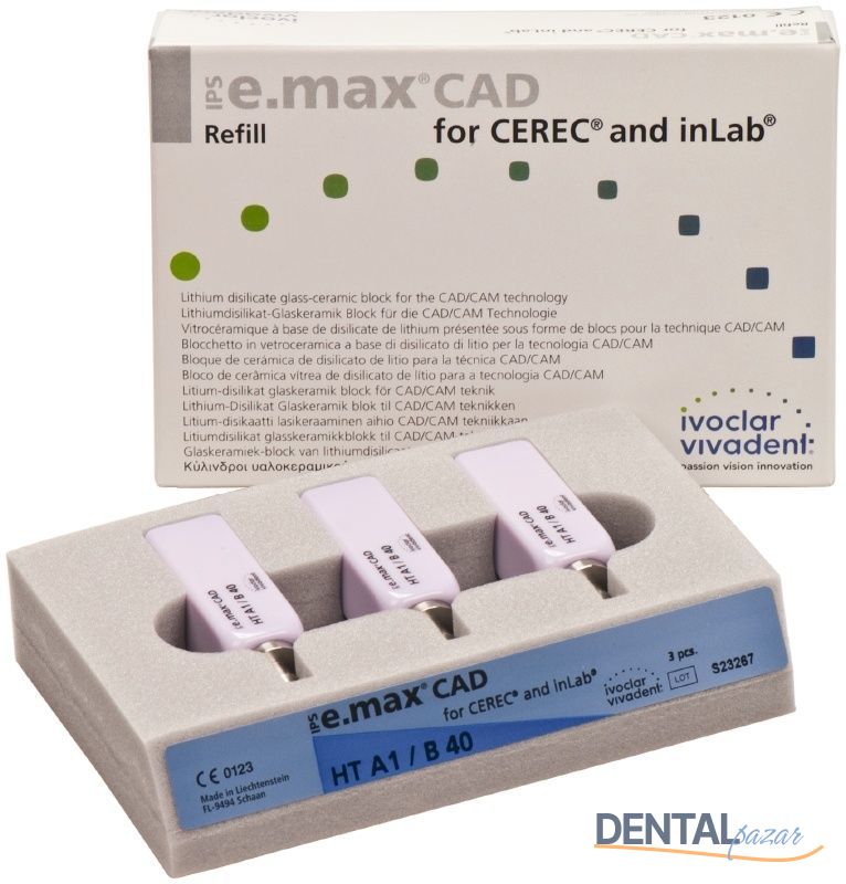 IPS e.max CAD for CEREC ve inLab Blok HT B40