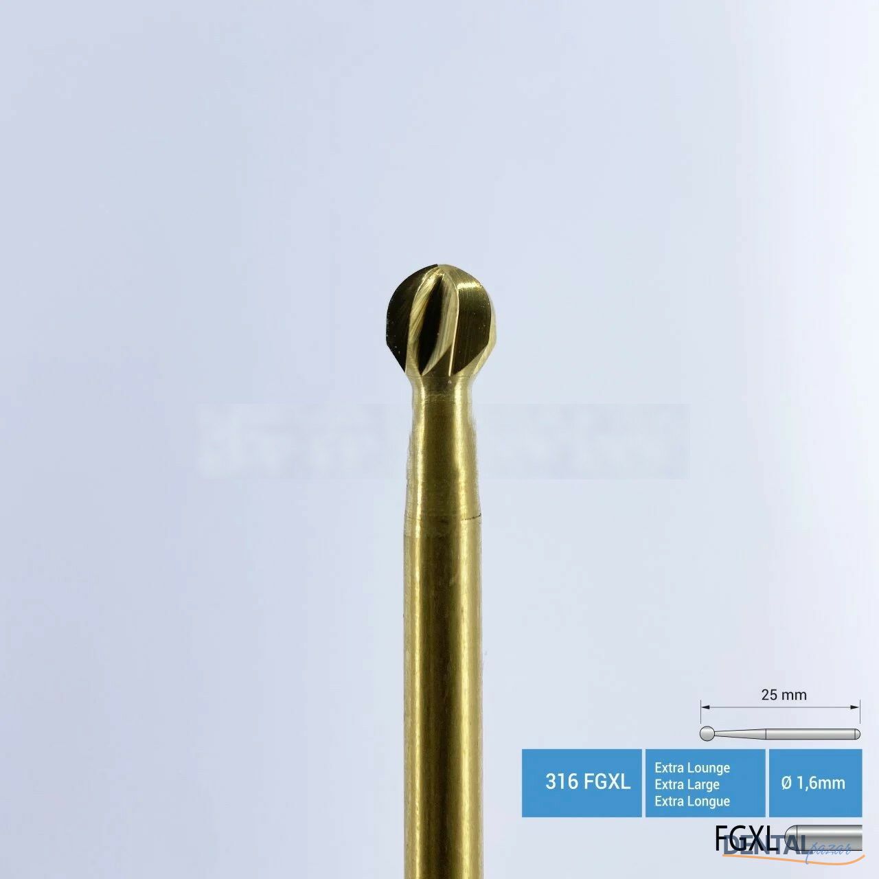 Titanyum Carpide Cerrahi Frez Rond - 141 FG