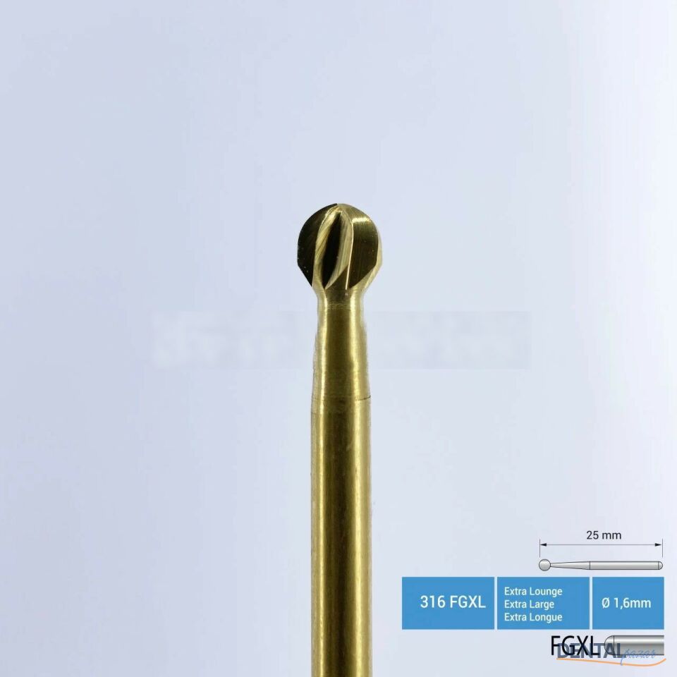 Titanyum Carpide Cerrahi Frez Rond - 141 FG