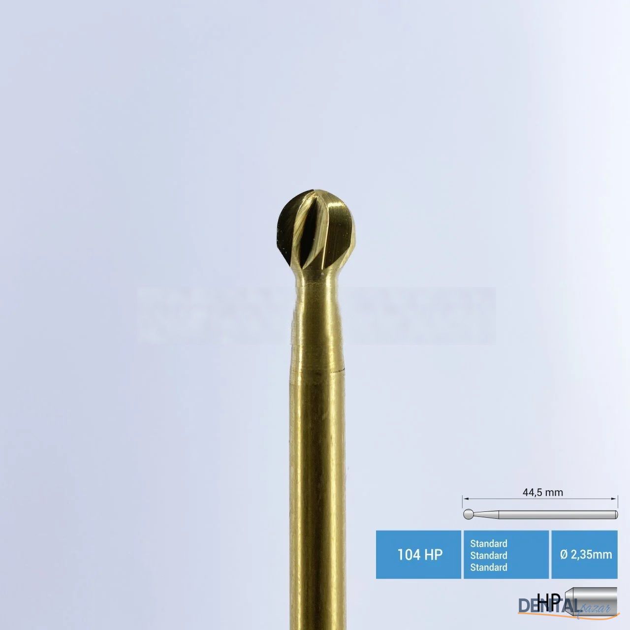 Titanyum Carpide Cerrahi Frez Rond - 141 HP
