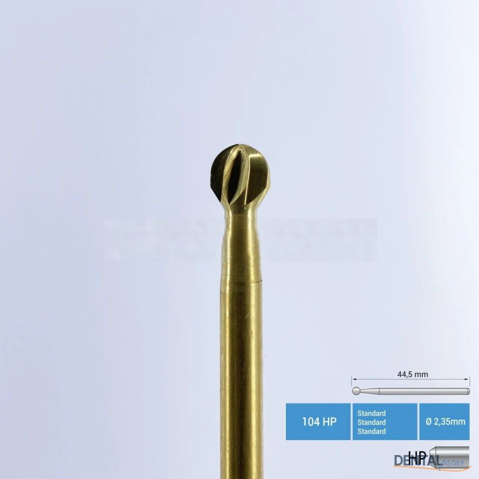 Titanyum Carpide Cerrahi Frez Rond - 141 HP