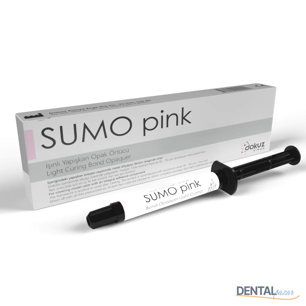 Sumo Pink Işıkla Sertleşen Yapışkan Opaker