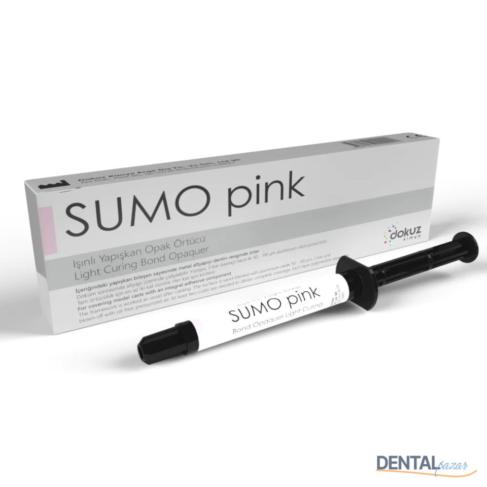 Sumo Pink Işıkla Sertleşen Yapışkan Opaker