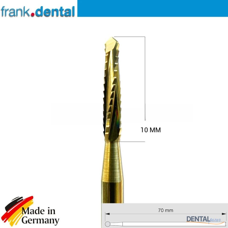 Titanyum KBB Lindemann Cerrahi Frez 70 mm - 166 HPXL