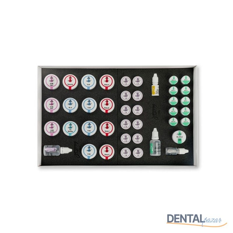 Initial IQ ONE SQIN System Set - Porselen&Zirkon Makyaj Seti