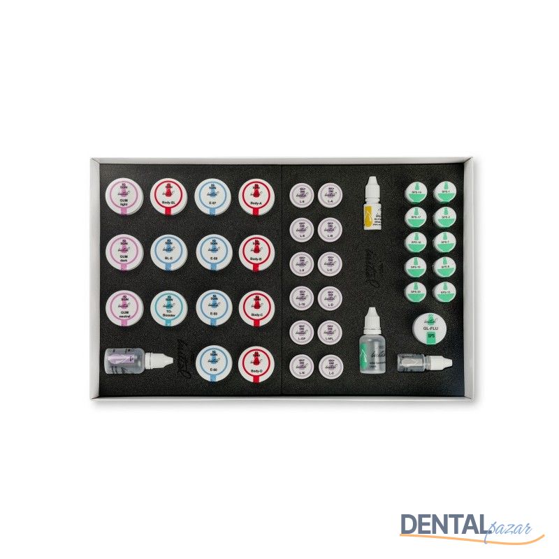 Initial IQ ONE SQIN System Set - Porselen&Zirkon Makyaj Seti