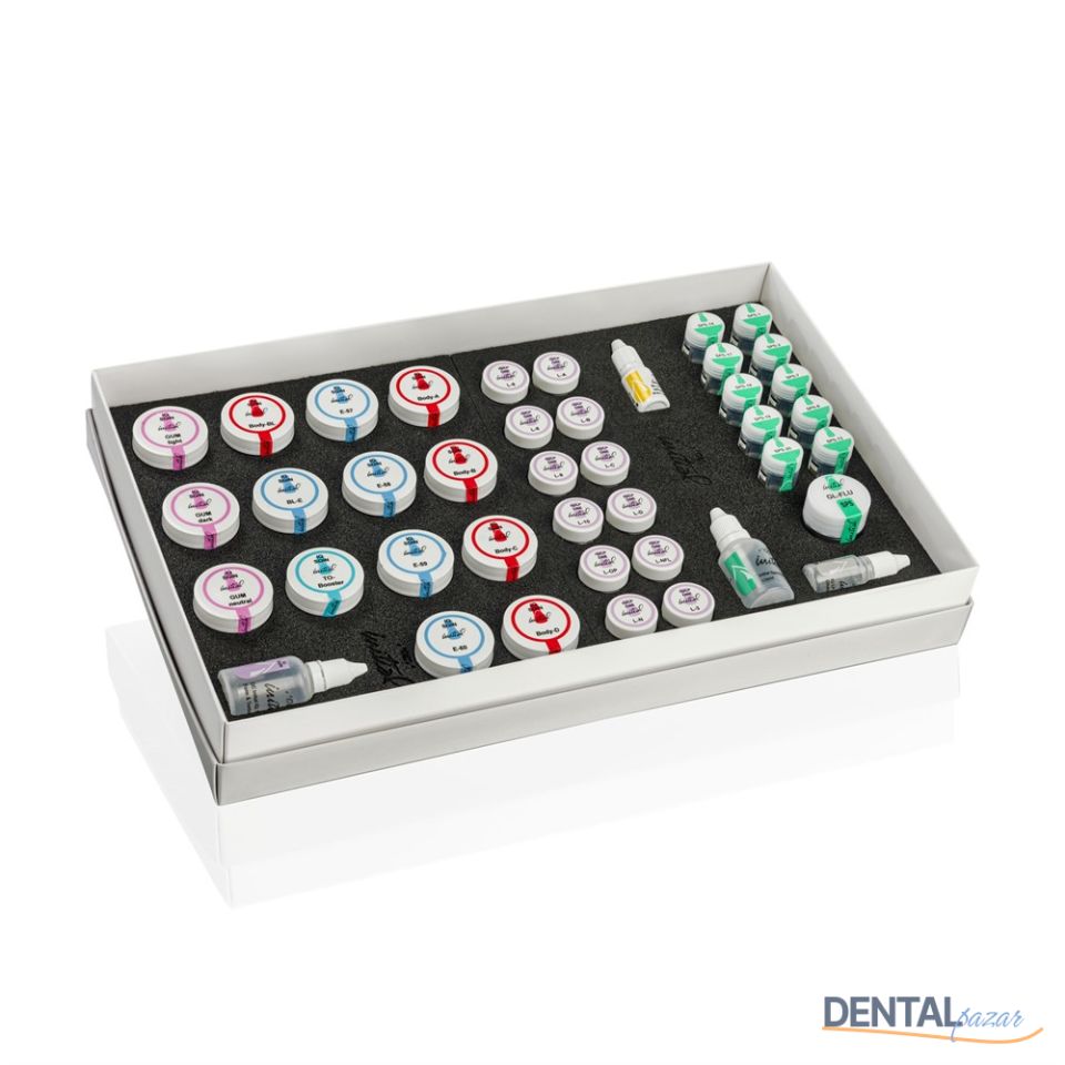 Initial IQ ONE SQIN System Set - Porselen&Zirkon Makyaj Seti