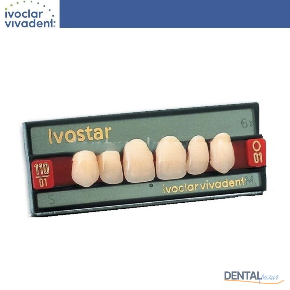 İvostar Üst Anterior 6'lık Diş