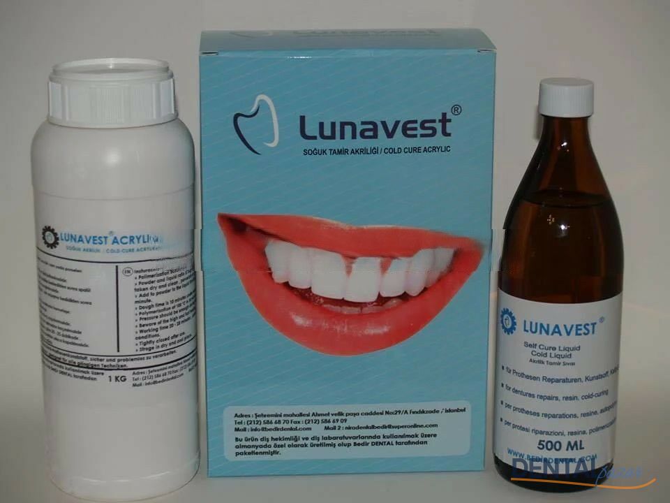 Lunavest Soguk Akrillik Takım 1 kg Toz +500 gr Likit