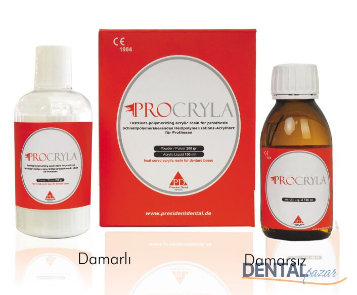 Procryla Akrilik Soğuk Mini Kit 200 gr Toz +100 gr Likit