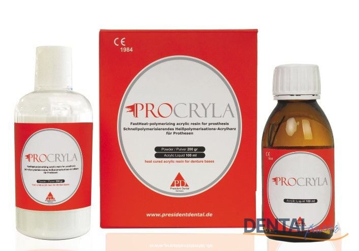 Procryla Akrilik Sıcak Mini Kit 200 gr Toz +100 gr Likit