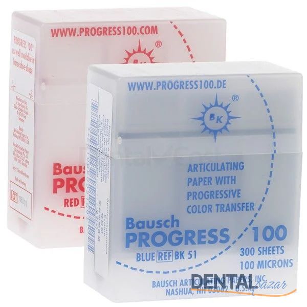Progress Artikülasyon Kağıdı I Form - Düz -100 Mic 300'lük Kutu