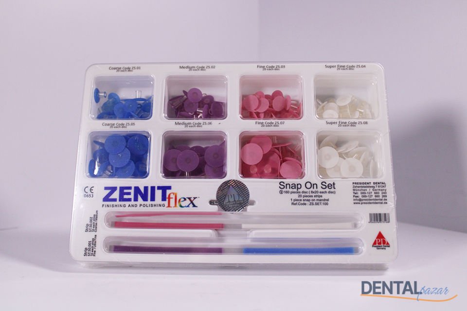 Zenit Flex Cila Disk Seti - Snap-On ''160 Disk+20 Strips''