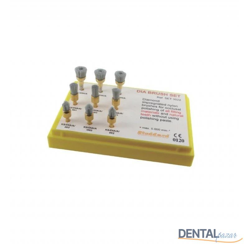 Diamond Brush Elmas İçerikli Cila Parlak Diş Cilası Set