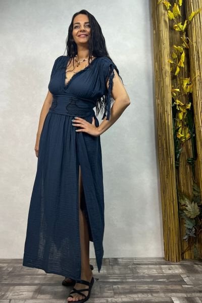 Şahmeran Elbise Midnight Navy - Lacivert