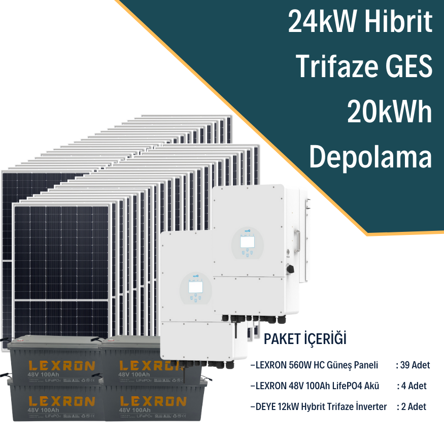 20KW TRİFAZE HİBRİT SİSTEM 1