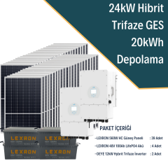 20KW TRİFAZE HİBRİT SİSTEM 1
