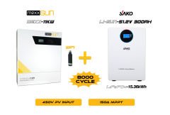 Mexx 11KW Inverter + Li-sun 51.2V 300Ah Lityum Akü Off-Grid Hibrit Paketi