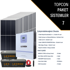 TOPCON KLİMALI BÜYÜK EV PAKETİ (PAKET 7)