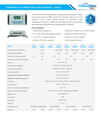 TommaTech 45A 12/24 2USB PWM Şarj Kontrol Chz.