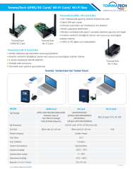TommaTech Wi-Fi Card Haberleşme Kartı(Üç Faz için)