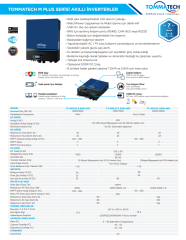 TommaTech MPlus 7.2K 48V MPPT 1Faz Akıllı İnverter Çevirici İnvertör