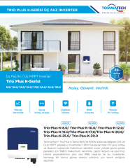 TommaTech Trio Plus K 30.0kW Üç Faz İnverter