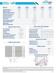 TommaTech 550Wp 108PMB M12 HC-MB Güneş Paneli 1 Palet/31 Adet A Kalite