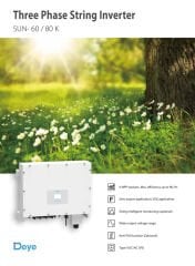 DEYE 80KW Trifaze