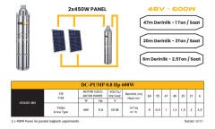 DC pompa 0,8Hp 600W (Screw Type) (4SS600-48N)