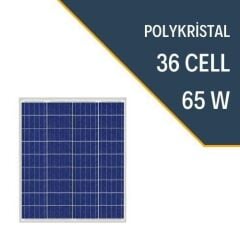 ECOSOL 65W POLYKRISTAL GÜNEŞ PANELİ