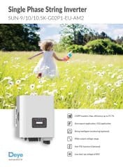 DEYE 10KW Monofaze