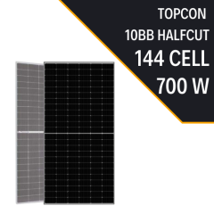 TOPCON BIFACIAL 700W HALF CUT  GÜNEŞ PANELİ
