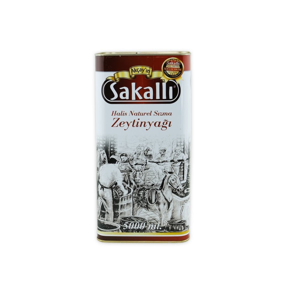 Soğuk Sıkım Naturel Sızma Zeytinyağı 5 Lt. Teneke (2024 Yeni Hasat)