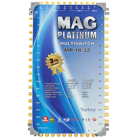 MAG 10*32 SONLU UYDU SANTRALİ MAG PLATINUM