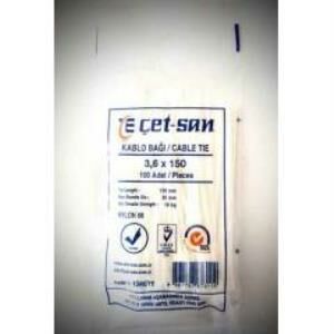 3.6 X 150 KABLO BAĞI BEYAZ