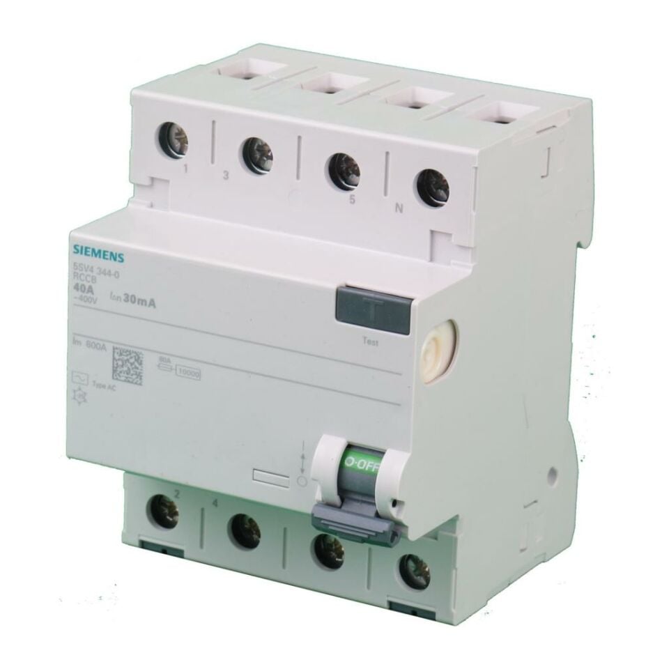 SIEMENS - 5SV5344-6 30mA 3X40A K.A.K Koruma Röl A Tip