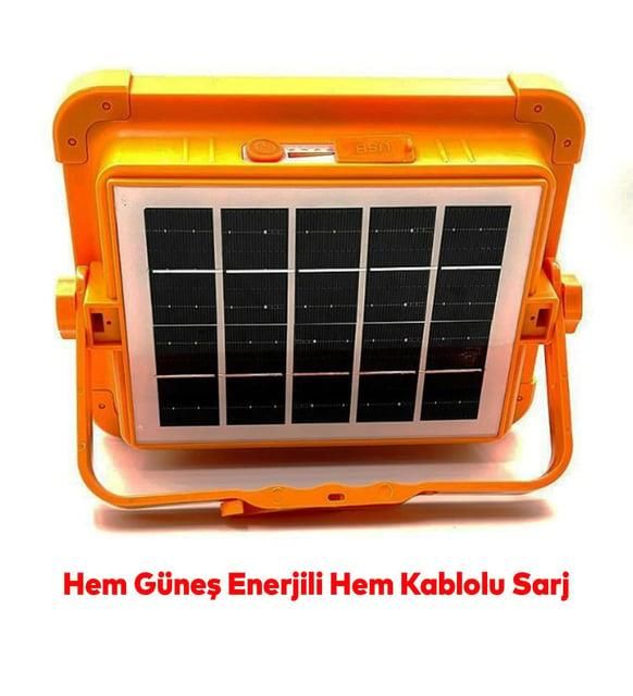 ODALIGHT TAŞINABİLİR 4 FONKSİYONLU ÇAKARLI SOLAR PROJEKÖKTÖR