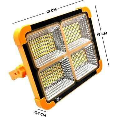 ODALIGHT TAŞINABİLİR 4 FONKSİYONLU ÇAKARLI SOLAR PROJEKÖKTÖR