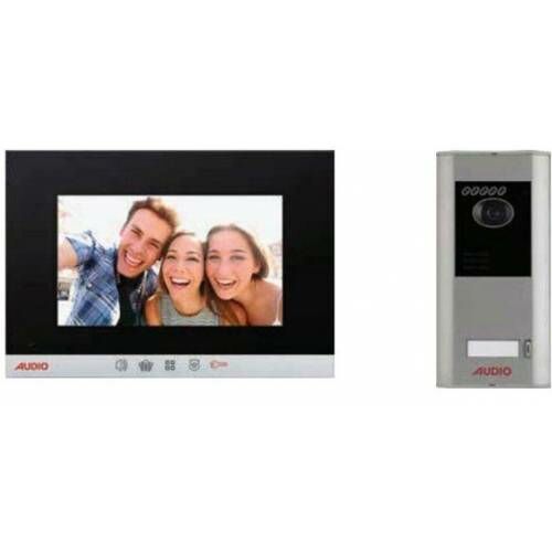 Audio 001464 7'' Görüntülü Diafon Villa Set Mekanik Butonlu
