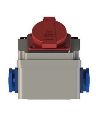 NE-AD Kombinasyon Kutusu 5X16A 1 Adet Ön+1x16A 2 Adet Yan 5027