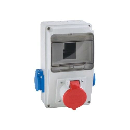 NE-AD 5012 Kombinasyon Kutusu Makine Prizi 3X25 Ön+Pano Prizi 1X16