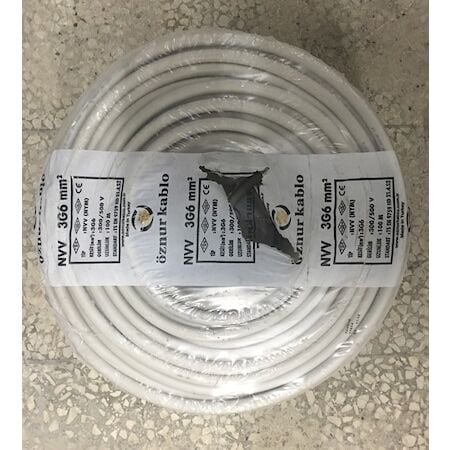 Öznur 3x6 NYM Kablo Tam Bakır 100 METRE