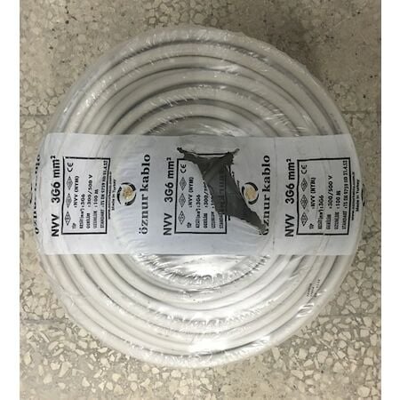 Öznur 3x6 NYM Kablo Tam Bakır 100 METRE