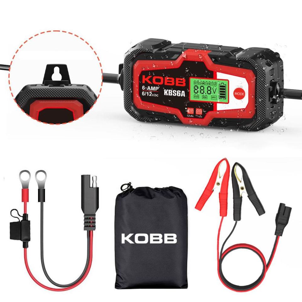 KOBB KBS6A 6/12V 150A Dijital Akü Şarj / Akü Bakım / Desülfatör ve Power Supply