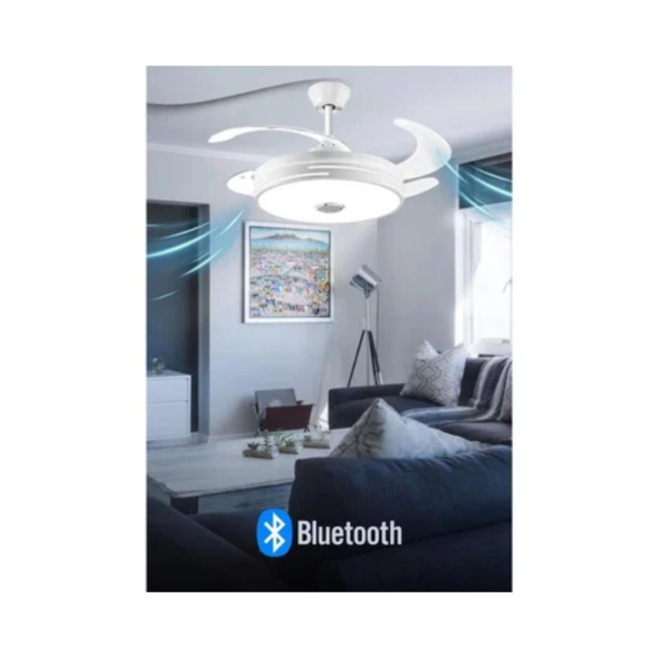 MUTLUSAN AYDINLATMALI TAVAN VANTİLATÖRÜ BLUETOOTHLU