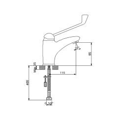 Newarc Clınıc Lavabo Bataryası