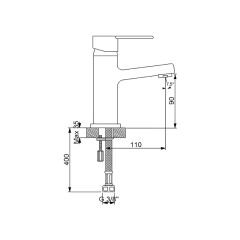 Newarc Domıno Lavabo Bataryası Altın