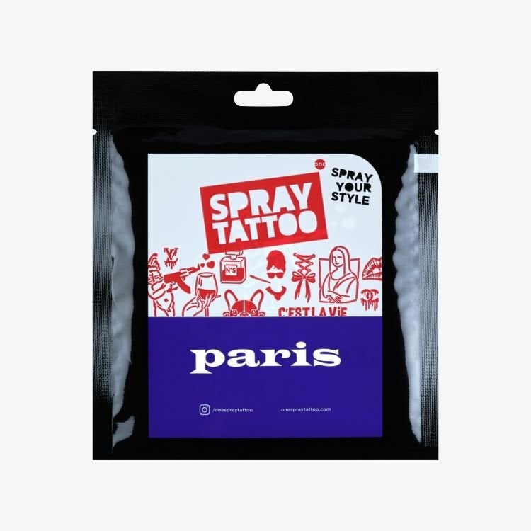 Paris City Pack Dövme Şablon Seti
